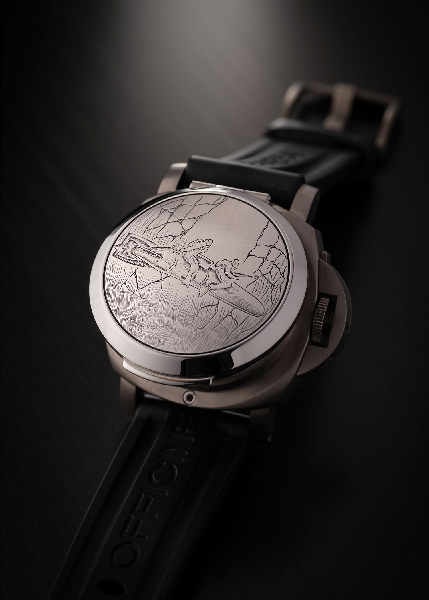Panerai Luminor Black Seal Titanium Hunter Case Limited Edition (Factory Serviced 2025) for sale